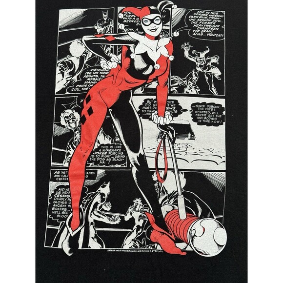 Harley Quinn T Shirt Men Size Medium Black DC Comics‎ - Picture 10 of 10